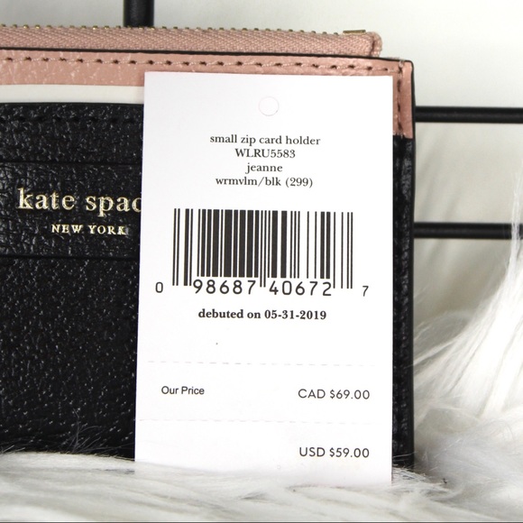 Kate Spade Jeanne Small Zip Card Holder - Picture 3 of 4